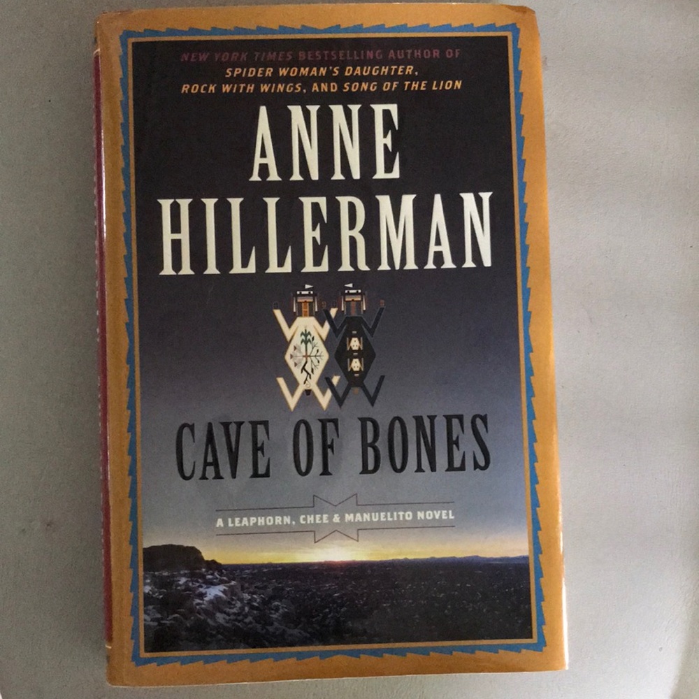 Anne Hillerman “Cave of Bones” hard cover